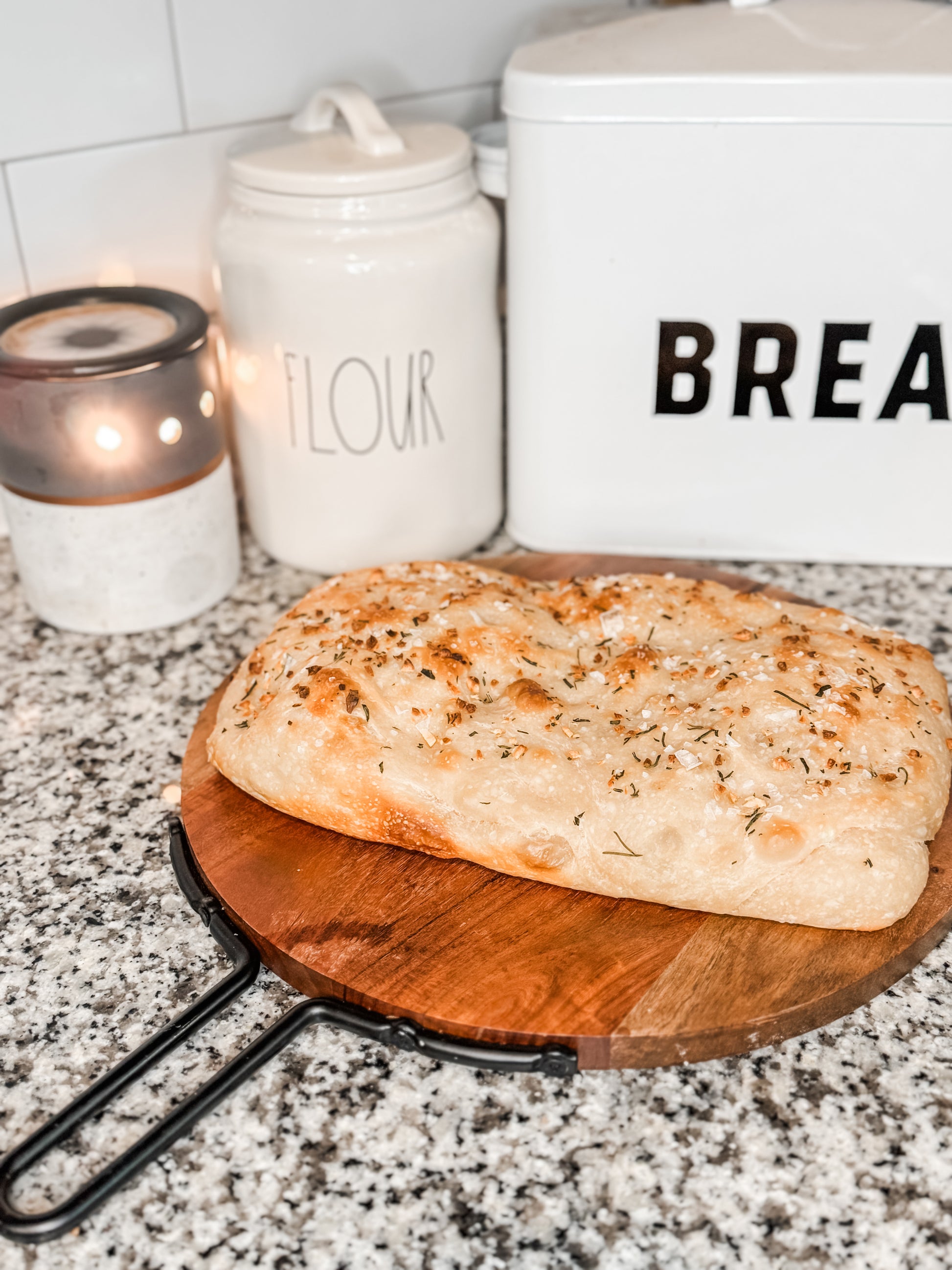 Seasonal Focaccia Loaf - Rosemary Garlic