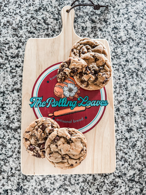 1/2 Dozen Chocolate Chip Sourdough Cookies