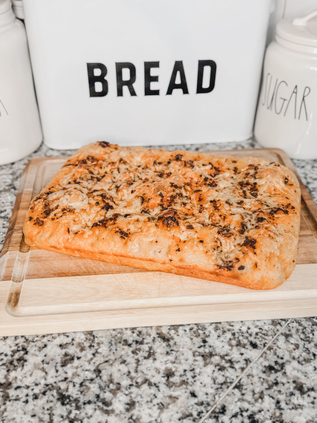 Chili Crisp Gruyère Focaccia Loaf